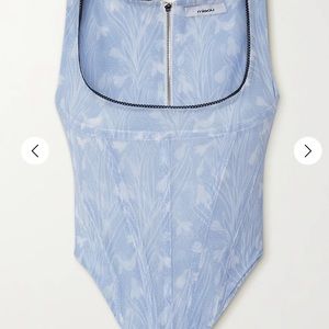 Miaou Campbell Blue Corset